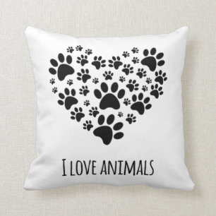 Love animals cushion