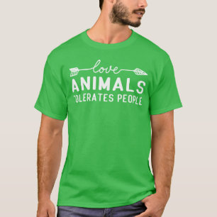 LOVE ANIMALSOMERATES PEOPLE LOVE ANIMAL retro T-Shirt