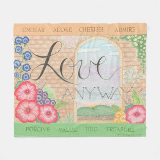Love Anyway 50" x 60" Fleece Blanket