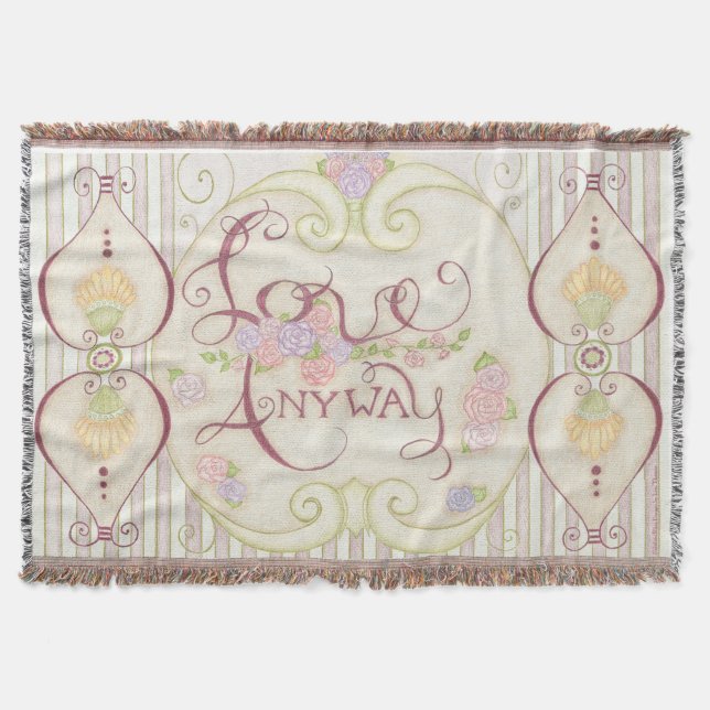 Love Anyway (Embellished Design) Throw Blanket (Front)