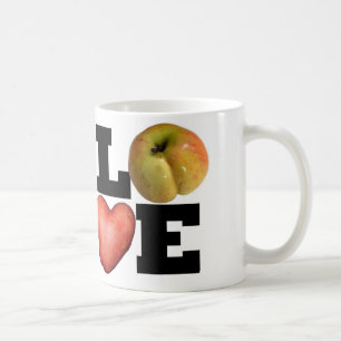 LOVE Apple Heart Potato Mug