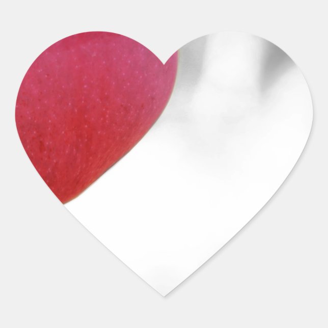 Love Apple Heart Sticker (Front)