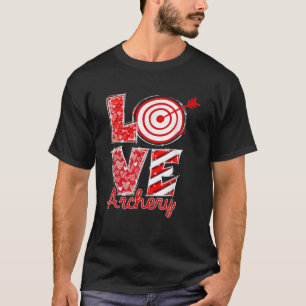 Love Archery Happy Valentine Day Archery Lover Out T-Shirt