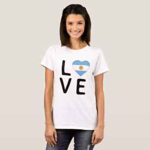 Love - Argentina Flag T-Shirt