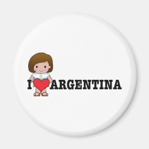 Love Argentina Magnet