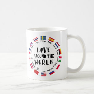 Love Around the World Languages  Coffee Mug