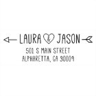 Love Arrow Self Inking Return Address Stamp