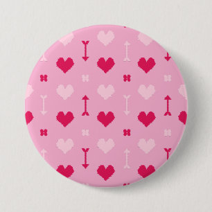 Love Arrows & Blossoms Button