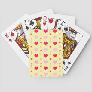 Love Arrows & Blossoms Playing Cards