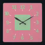 LOVE ART DECO STYLE BY MASANSER SQUARE WALL CLOCK<br><div class="desc">LOVE ART DECO STYLE BY MASANSER Registration® worldwide in SAFECREATIVE with the code 2405097926314 ® The used in some of my designs are either own creation or they are ADOBE CREATIVE CLOUD fonts to their use are paid MONTHLY. Global Registered Design at SAFECREATIVE with code 2405097926314 ® The typographies used...</div>