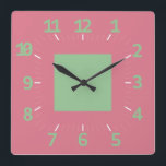LOVE ART DECO STYLE BY MASANSER SQUARE WALL CLOCK<br><div class="desc">LOVE ART DECO STYLE BY MASANSER Registration® worldwide in SAFECREATIVE with the code 2405097926314 ® The used in some of my designs are either own creation or they are ADOBE CREATIVE CLOUD fonts to their use are paid MONTHLY. Global Registered Design at SAFECREATIVE with code 2405097926314 ® The typographies used...</div>