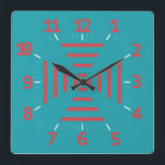LOVE ART DECO STYLE BY MASANSER SQUARE WALL CLOCK<br><div class="desc">LOVE ART DECO STYLE BY MASANSER Registration® worldwide in SAFECREATIVE with the code 2405097926314 ® The used in some of my designs are either own creation or they are ADOBE CREATIVE CLOUD fonts to their use are paid MONTHLY. Global Registered Design at SAFECREATIVE with code 2405097926314 ® The typographies used...</div>