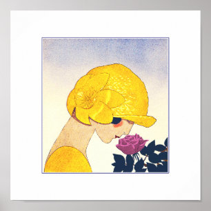 Love. Art Deco Valentine's Day Gift Print