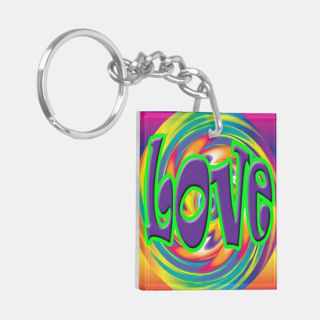 Love & Art Key Ring (Front Left)