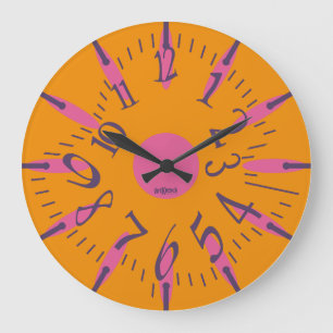 LOVE ART KLOCK DEFORMED DAKILIANO BY MASANSER LARGE CLOCK