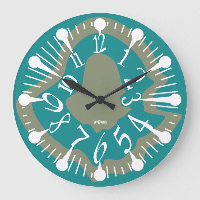 LOVE ART KLOCK DEFORMED DAKILIANO BY MASANSER LARGE CLOCK (Front)