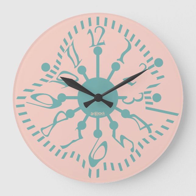 LOVE ART KLOCK DEFORMED DAKILIANO BY MASANSER LARGE CLOCK (Front)
