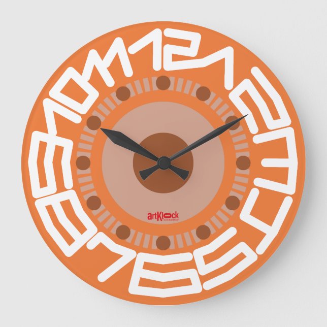 LOVE ART KLOCK FUTURIS 2525 PLUS BY MASANSER LARGE CLOCK (Front)