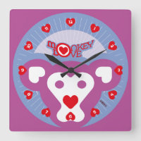 LOVE ART KLOCK MONKEY LOVE BY MASANSER