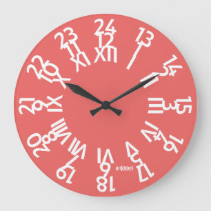 LOVE ART KLOCK NUMBER MODERN MIX CLASSICS BY MASAN LARGE CLOCK