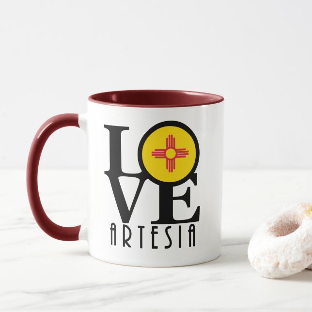 LOVE Artesia 11oz Mug (With Donut)