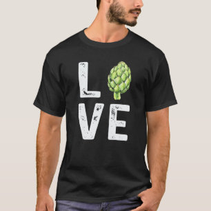 Love Artichoke Vegetable Costume Artichoke Lover V T-Shirt