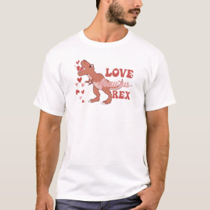 Love Asaurus Rex-Dinosaur-T Rex-Funny T-Shirt