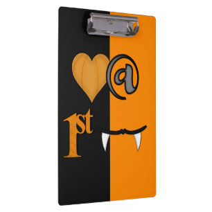 Love At First Bite Halloween Clipboard