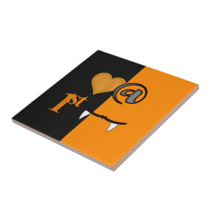 Love At First Bite Halloween Tile