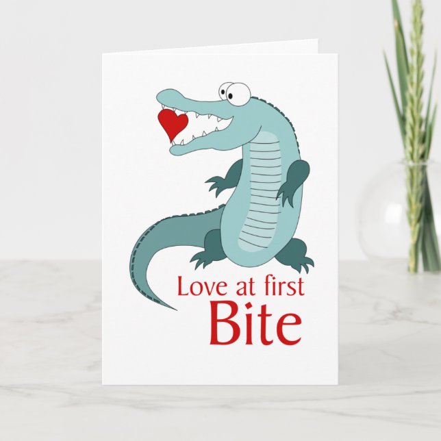 Love at first Bite Holiday Card (Front)
