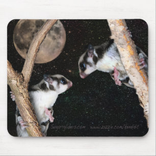 Love at First Sight - cutest sugar glider series Mouse Mat