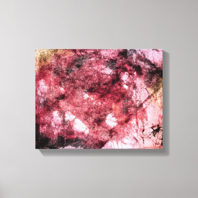 Love at First Sight Modern Abstract Design Canvas Print (Front)