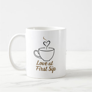 Love at First Sip Valentine's Day Mug