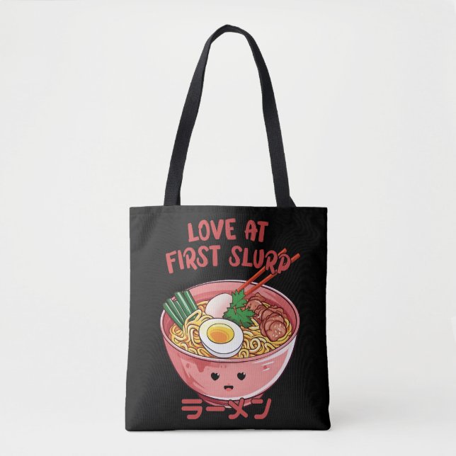 Love at First Slurp  Tote Bag (Front)