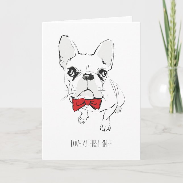 "Love at First Sniff" Valentine's Day Card (Front)