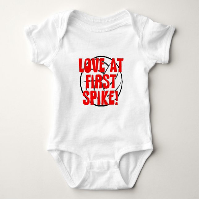 Love at First Spike! Baby Bodysuit (Front)