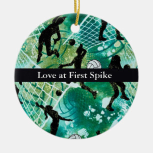 Love at First Spike Ceramic Tree Decoration