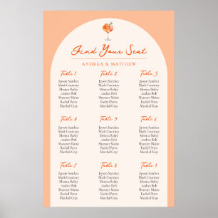 Love at First Spritz Aperol Find Your Seat Chart