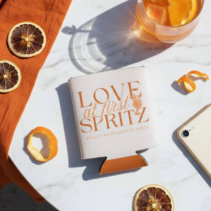 Love at First Spritz Bachelorette Can Cooler
