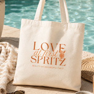 Love at First Spritz Bachelorette Tote Bag