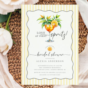 Love at First Spritz Bridal Shower Invitation