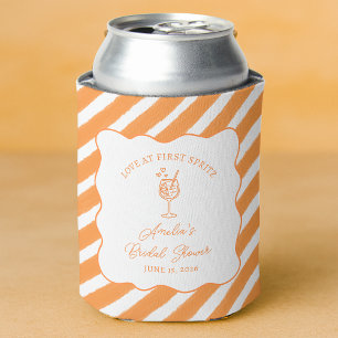 Love at First Spritz Bridal Shower Italian Aperol  Can Cooler