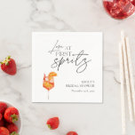 Love at First Spritz Bridal Shower Napkin<br><div class="desc">Love at First Spritz Bridal Shower Napkins</div>