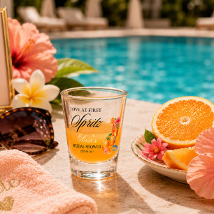 Love at First Spritz Bridal Shower Shot Glass