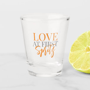 Love at First Spritz Bridal Shower Shot Glass