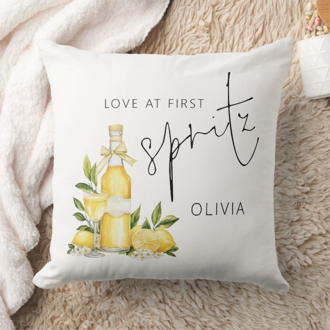 Love at First Spritz Bride to Be Gift Cushion (Blanket)