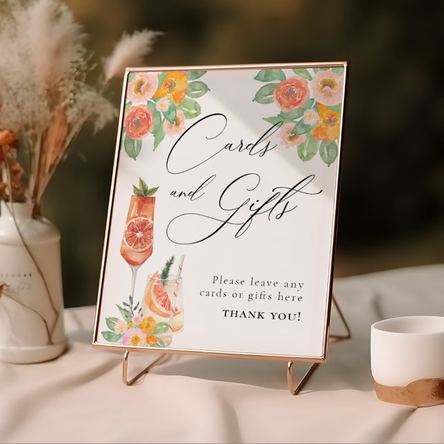 Love at First Spritz Bright Cocktail Cards & Gifts Poster (Creator Uploaded)