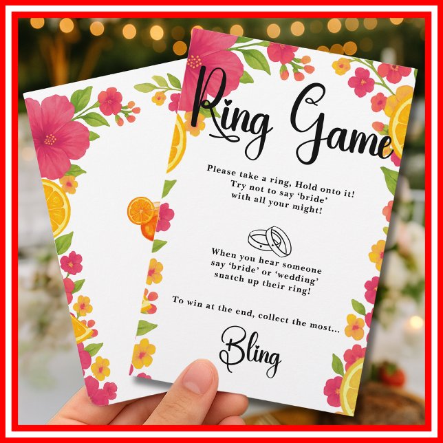Love at First Spritz | Chic Citrus Ring Game (Creator Uploaded)