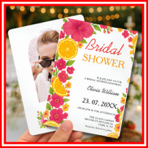 Love at First Spritz Citrus Orange Bridal Shower