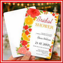 Love at First Spritz Citrus Orange Bridal Shower